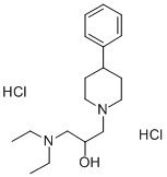 CAS#: 76907-72-7， 1-Diethylamino-3-(4-Phenylpiperidin-1-Yl)Propan-2-Ol Dihydrochloride