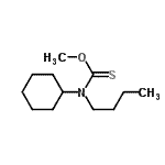 CAS#: 76926-60-8， O-Methyl butyl(cyclohexyl)carbamothioate