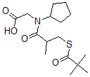CAS#: 76963-39-8， 2-[Cyclopentyl-[3-(2,2-Dimethylpropanoylsulfanyl)-2-Methylpropanoyl]Amino]Acetic Acid
