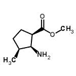 CAS#: 769894-82-8， Methyl (1R,2S,3S)-2-amino-3-methylcyclopentanecarboxylate