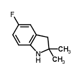 CAS#: 769965-87-9， 5-fluoro-2,2-dimethyl-indoline