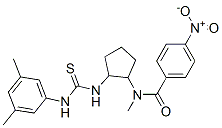 CAS#: 77051-90-2， N-[2-[(3,5-Dimethylphenyl)Carbamothioylamino]Cyclopentyl]-N-Methyl-4-Nitrobenzamide