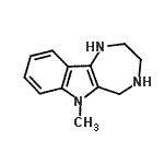 CAS#: 770649-07-5， 6-Methyl-1,2,3,4,5,6-hexahydro[1,4]diazepino[6,5-b]indole