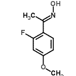 CAS#: 770722-59-3， (1E)-1-(2-Fluoro-4-methoxyphenyl)-N-hydroxyethanimine