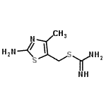CAS#: 771424-85-2， (2-Amino-4-methyl-1,3-thiazol-5-yl)methyl carbamimidothioate