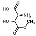 CAS#: 771456-08-7， (2R,3R)-2-Amino-3-hydroxy-4-methoxy-4-oxobutanoic acid