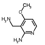 CAS 登录号：771572-32-8， 3-(氨基甲基)-4-甲氧基-2-吡啶胺