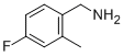 structure of CAS# 771574-00-6, 4-Fluoro-2-Methylbenzylamine
