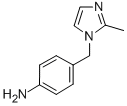 structure of CAS# 772311-98-5, 4-(2-Methylimidazol-1-Ylmethyl)Phenylamine;4-[(2-Methyl-1H-Imidazol-1-Yl)Methyl]Aniline(SALTDATA: FREE);{4-[(2-Methyl-1H-Imidazol-1-Yl)Methyl]Phenyl}Amine;4-(2-METHYLIMIDAZOL-1-YLMETHYL)PHENYLAMINE, 95+%