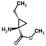 CAS#: 772326-49-5， Methyl (1R,2R)-1-amino-2-ethylcyclopropanecarboxylate