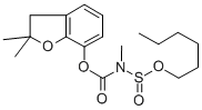 CAS#: 77248-43-2， (2,2-Dimethyl-3H-1-Benzofuran-7-Yl) N-Hexoxysulfinyl-N-Methylcarbamate