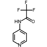 结构式 CAS# 77262-39-6, 2,2,2-三氟-N-(4-吡啶基)乙酰胺