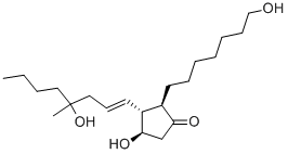 CAS#: 77287-05-9， (2R,3R,4R)-4-Hydroxy-2-(7-Hydroxyheptyl)-3-[(E)-4-Hydroxy-4-Methyloct-1-Enyl]Cyclopentan-1-One