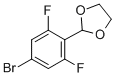 structure of CAS# 773087-43-7, Rarechem Al Bp 1306;2-(4-BROMO-2,6-DIFLUOROPHENYL)-1,3-DIOXOLANE
