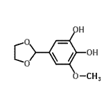 CAS#: 773094-37-4， 5-(1,3-Dioxolan-2-yl)-3-methoxy-1,2-benzenediol