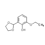 CAS#: 773101-12-5， 2-(1,3-Dioxolan-2-yl)-6-ethoxyphenol