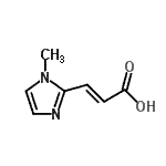 CAS#: 773129-71-8， (2E)-3-(1-Methyl-1H-imidazol-2-yl)acrylic acid