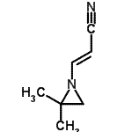 CAS#: 77376-91-1， (2E)-3-(2,2-Dimethyl-1-aziridinyl)acrylonitrile