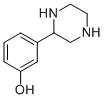 结构式 CAS# 773795-54-3, 3-(2-哌嗪基)苯酚