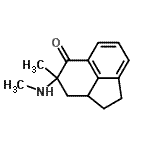 CAS#: 773799-72-7， 4-Methyl-4-(methylamino)-2,2a,3,4-tetrahydro-5(1H)-acenaphthylenone