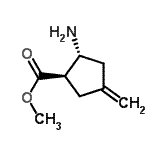 CAS#: 773822-43-8， Methyl (1R,2R)-2-amino-4-methylenecyclopentanecarboxylate