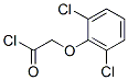 structure of CAS# 774-74-3, 2-(2,4-Dichlorophenoxy)-Acetyl Chloride;2-(2,4-Dichlorophenoxy)Ethanoyl Chloride;Acetyl Chloride, (2,4-Dichlorophenoxy)-