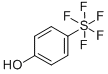 结构式 CAS# 774-94-7, (OC-6-21)-五氟(4-羟基苯基)-硫