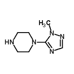 CAS#: 774130-76-6， 1-(1-Methyl-1H-1,2,4-triazol-5-yl)piperazine