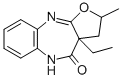 CAS#: 77420-13-4， 3alpha-Ethyl-2-Methyl-3,5-Dihydro-2H-Furo[3,2-c][1,5]Benzodiazepin-4-One