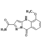 CAS#: 77423-07-5， 5-Methoxy-9-oxo-4,9-dihydropyrazolo[5,1-b]quinazoline-2-carboxamide