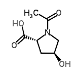 CAS#: 77449-97-9， (4S)-1-Acetyl-4-hydroxy-D-proline