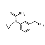 CAS 登录号：774545-81-2， 1-环丙基-1-(3-乙基苯基)硫脲