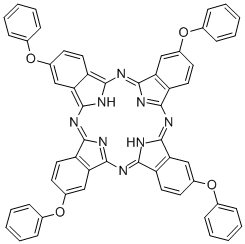 CAS#: 77474-61-4， 2,9,16,23-Tetraphenoxy-29H,31H-Phthalocyanine