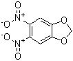 结构式 CAS# 7748-59-6, 5,6-二硝基-1,3-苯并二氧戊环