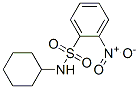 structure of CAS# 77516-53-1, N-Cyclohexyl-2-Nitrobenzenesulfonamide;N-Cyclohexyl-2-Nitro-Benzenesulfonamide;N-Cyclohexyl-2-Nitrobenzenesulphonamide;Zinc00333728