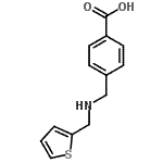 CAS#: 775293-37-3， 4-{[(2-Thienylmethyl)amino]methyl}benzoic acid