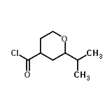 CAS#: 77554-92-8， 2-Isopropyltetrahydro-2H-pyran-4-carbonyl chloride