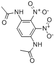 结构式 CAS# 7756-00-5, N,N'-(2,3-二硝基-1,4-亚苯基)二乙酰胺
