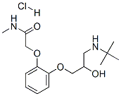 CAS#: 77590-95-5， 2-[2-[3-(Tert-Butylamino)-2-Hydroxypropoxy]Phenoxy]-N-Methylacetamide Hydrochloride
