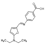 CAS#: 776232-91-8， 4-[(E)-{[5-(Diethylamino)-2-furyl]methylene}amino]benzoic acid