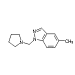 CAS#: 776237-87-7， 5-Methyl-1-(1-pyrrolidinylmethyl)-1H-indazole