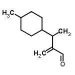 CAS#: 77758-68-0， 3-(4-Methylcyclohexyl)-2-methylenebutanal