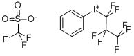 structure of CAS# 77758-79-3, (Perfluoro-n-Propyl)Phenyliodonium Trifluoromethanesulfonate;(PERFLUORO-N-PROPYL)PHENYLIODONIUM TRIFLUOROMETHANESULFONATE;(PERFLUORO-N-PROPYL)PHENYLIODONIUM TRIFLUOROMETHANESUFONATE;(Heptafluoropropyl)Phenyliodonium Trifluoromethanesulfonate