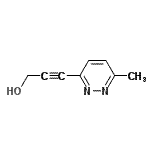 CAS 登录号：77778-18-8， 3-(6-甲基-3-哒嗪基)-2-丙炔-1-醇