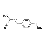 CAS#: 777801-61-3， 2-[(4-Methoxybenzyl)amino]propanenitrile