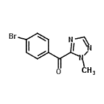 CAS#: 777873-04-8， (4-Bromophenyl)(1-methyl-1H-1,2,4-triazol-5-yl)methanone