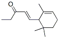 structure of CAS# 7779-30-8, 1-(2,6,6-Trimethyl-2-cyclohexene-1-yl)-1-penten-3-one;1-(2,6,6-Trimethyl-1-Cyclohex-2-Enyl)Pent-1-En-3-One;1-2,6,6-Trimethylcyclohex-2-En-1-Yl;Pent-1-En-3-One;(R-(E))-1-(2,6,6-Trimethyl-2-Cyclohexen-1-Yl)Pent-1-En-3-One