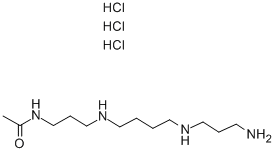结构式 CAS# 77928-70-2, N1-乙酰基精胺三盐酸盐