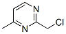 structure of CAS# 78060-44-3, 2-(Chloromethyl)-4-Methyl-Pyrimidine;Pyrimidine, 2-(Chloromethyl)-4-Methyl- (9CI);2-(Chloromethyl)-4-Methyl Pyrimidine