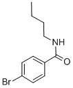 structure of CAS# 78080-34-9, 4-Bromo-N-Butylbenzamide;4-Bromo-N-N-Butylbenzamide, 97%;4-Bromo-N-Butylbenzamide;N-Butyl 4-Bromobenzamide